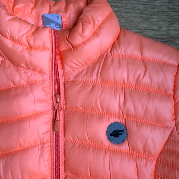 4F Coral Puffer Winter Jacket Coat-NWOT - Picture 2 of 4